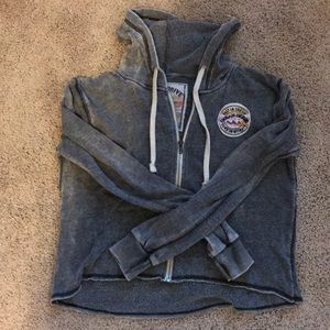 Ocean drive cropped sweat jacket